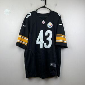 Vintage Pittsburgh Steelers Troy Polamalu Nike Autograph Jersey Size M 40
